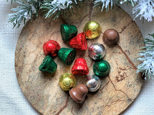 Mini Foil Bells (Milk Chocolate or Dark Chocolate)